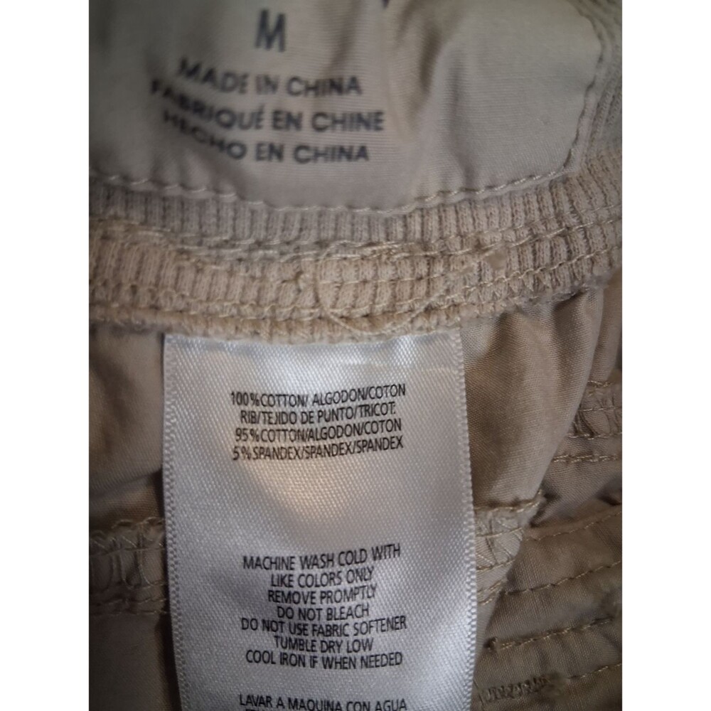 Calvin Klein 100% Cotton Performance  Comfort Shorts Women's Sz M Beige Outdoor - Picture 7 of 10